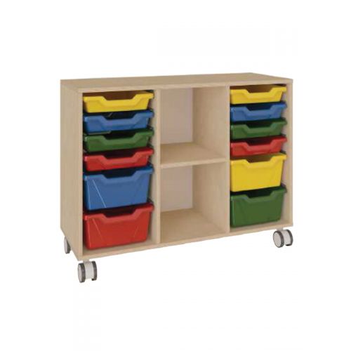 12 tray 4 partition toy storage