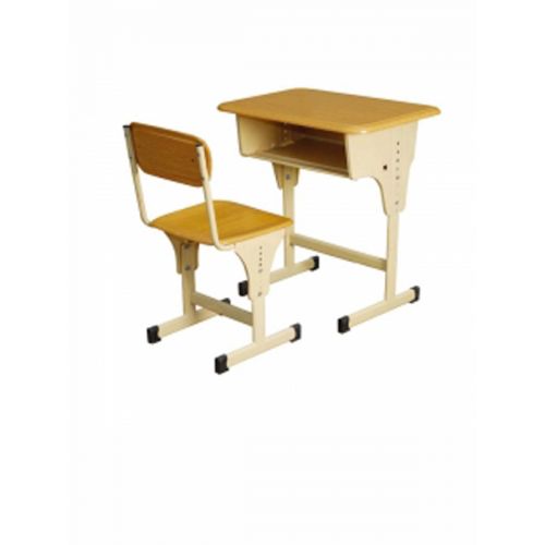 Wooden Adjustable desk & chair combo