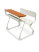 2 Seater metal seating with wooden desktop one minimum 100 no's