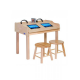 TABLET LAB desk made of solid pine wood for 10