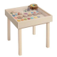 Square beech table