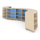 Curved Library Shelving