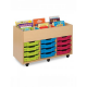 12 tray toy storage with top drop