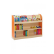 Curved library bookshelf