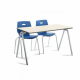 Stackable desk & chair combo [dual seater ]