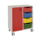 4 tray toy cabinets with shutters