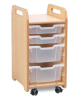 Wooden Mobile Storage Unit