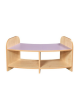 Curved Classroom Storage Bench