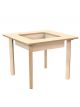 activity desk with cavity for manupulatives