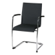 CANTILEVER CHAIR WITH FULL UPHOLSTERY AND ARMRESTS 