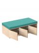 cubbies with seat