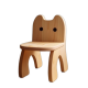 Cat Face Wooden Kids Chair 