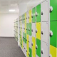 Metal storage for changing rooms (Per hole)