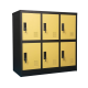 Small Office Storage Locker Cabinet Organizer for Employee,School Locker for Kids Mini Size (Yellow, W6D