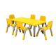 Rectangular collabarative desk