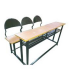 3 seater bench with seperated seats .